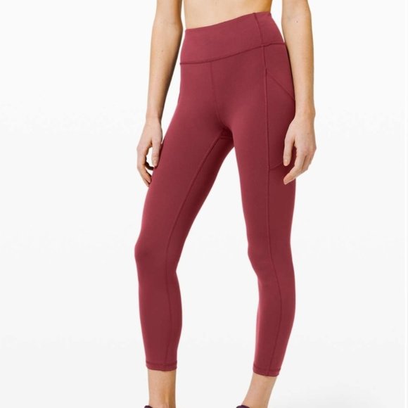 lululemon athletica Pants - Lululemon Invigorate High-Rise Tight 25" Chianti SIZE 6
